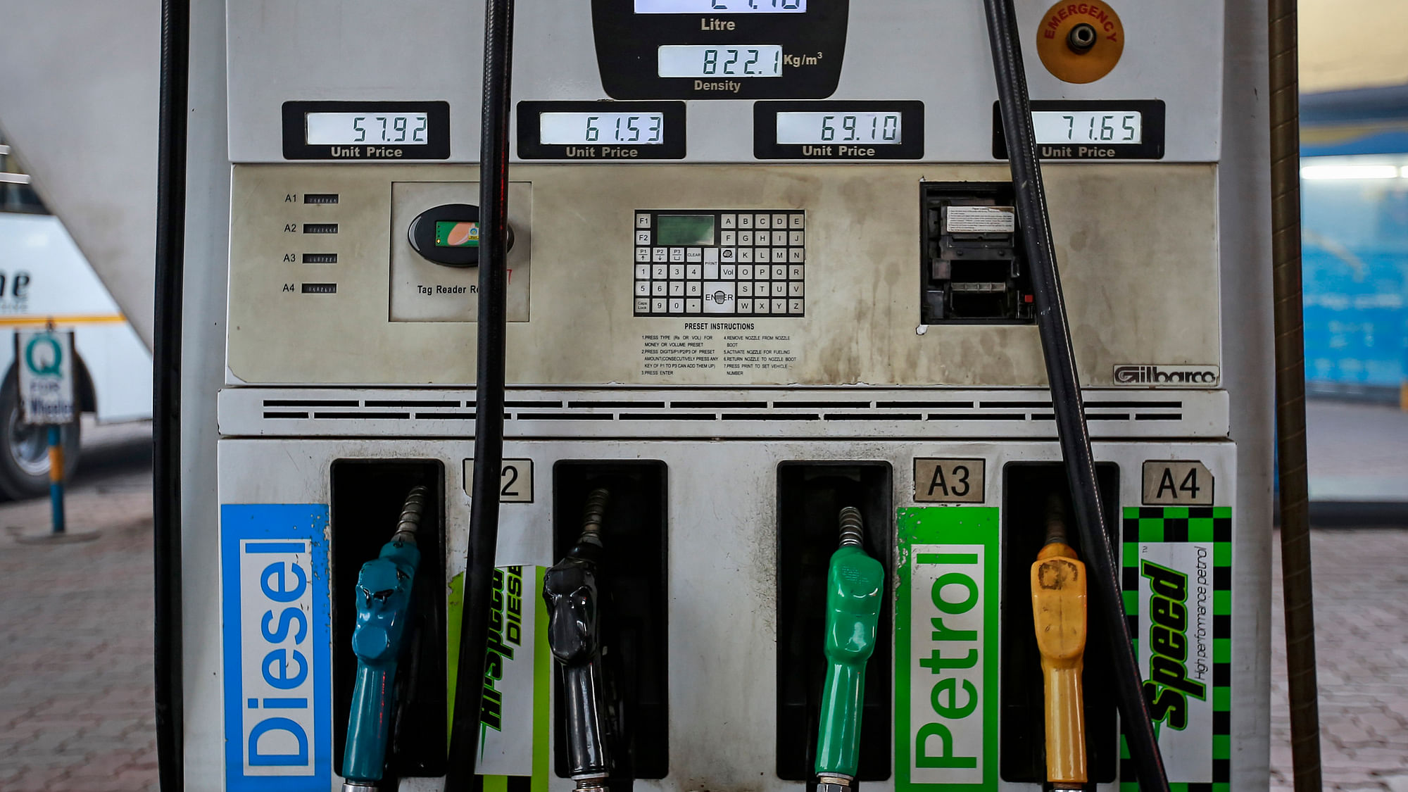 

Fuel pumps at a Bharat Petroleum gas station in Mumbai. (Photo: Reuters)