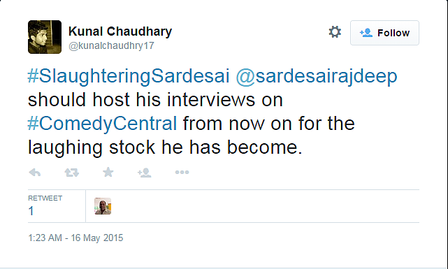 Smriti Irani and Rajdeep Sardesai TV Slugfest: Twitter ...