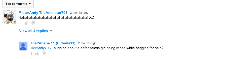 The AIB guys had to pull off their Celebrity Roast video off YouTube, but what about tons of rape videos on the site?