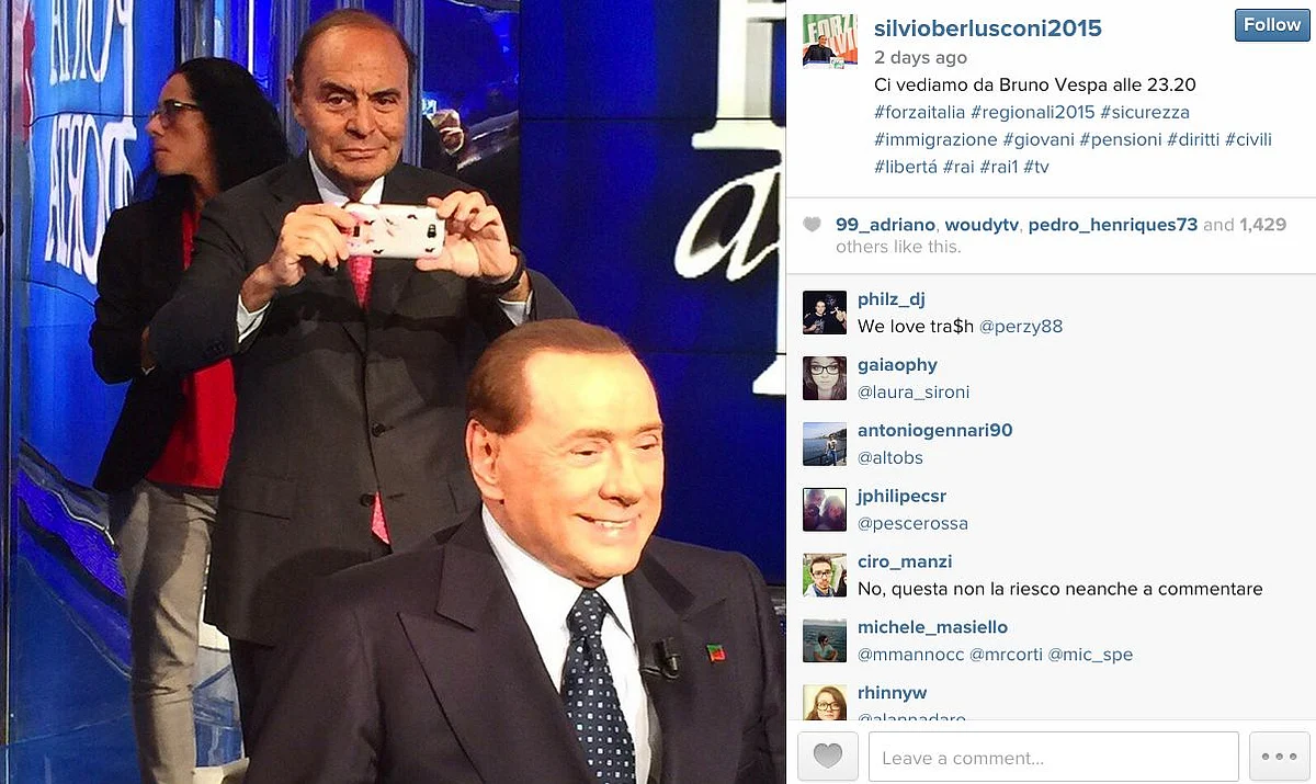 (Photo: <a href="https://instagram.com/silvioberlusconi2015/">Instagram/silvioberlusconi2015</a>)