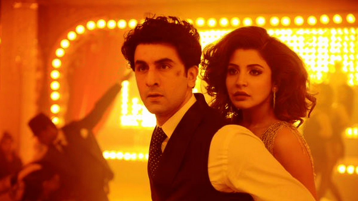 Ranbir Kapoor and Anushka Sharma in a scene from their latest flick <i>Bombay Velvet</i>. The film was a major box office disappointment