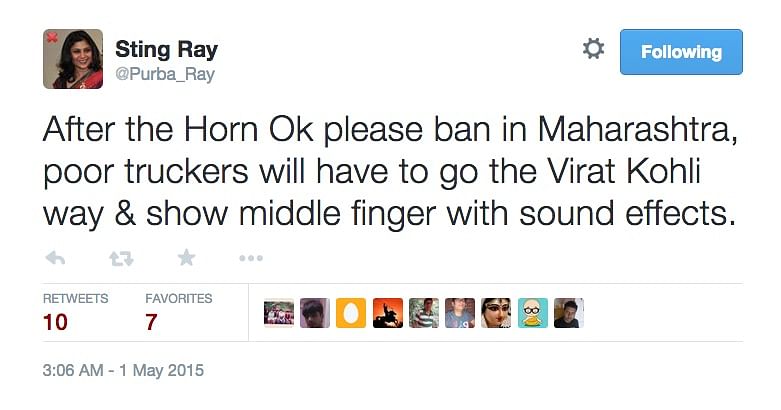 Twitter users exploded after Maharashtra banned the iconic words ‘Horn OK Please’ from trucks. 