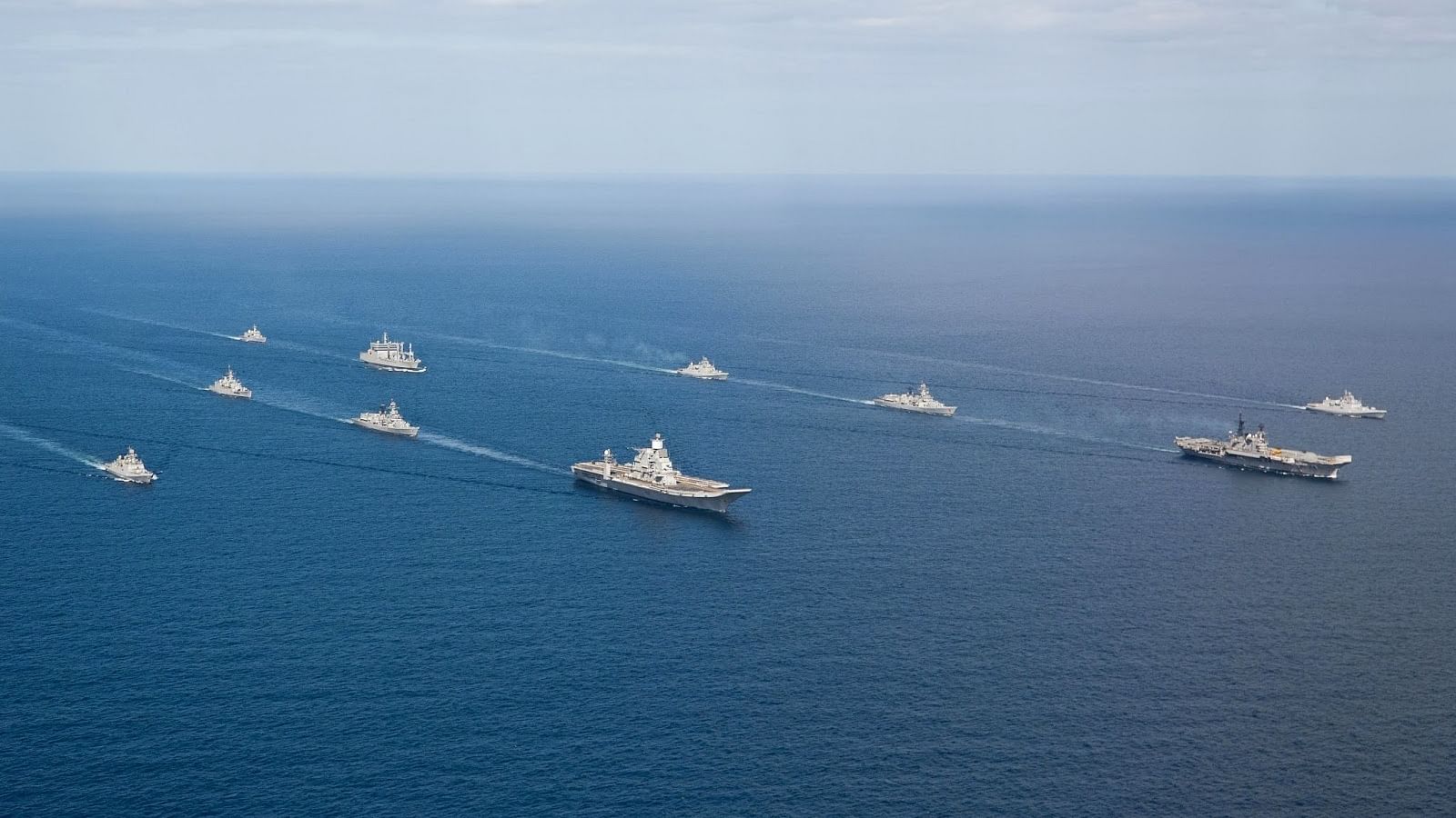 Indian Navy ships at sea. Representational image. (Photo courtesy: <a href="http://www.indiannavy.nic.in/">Indian Navy</a>)