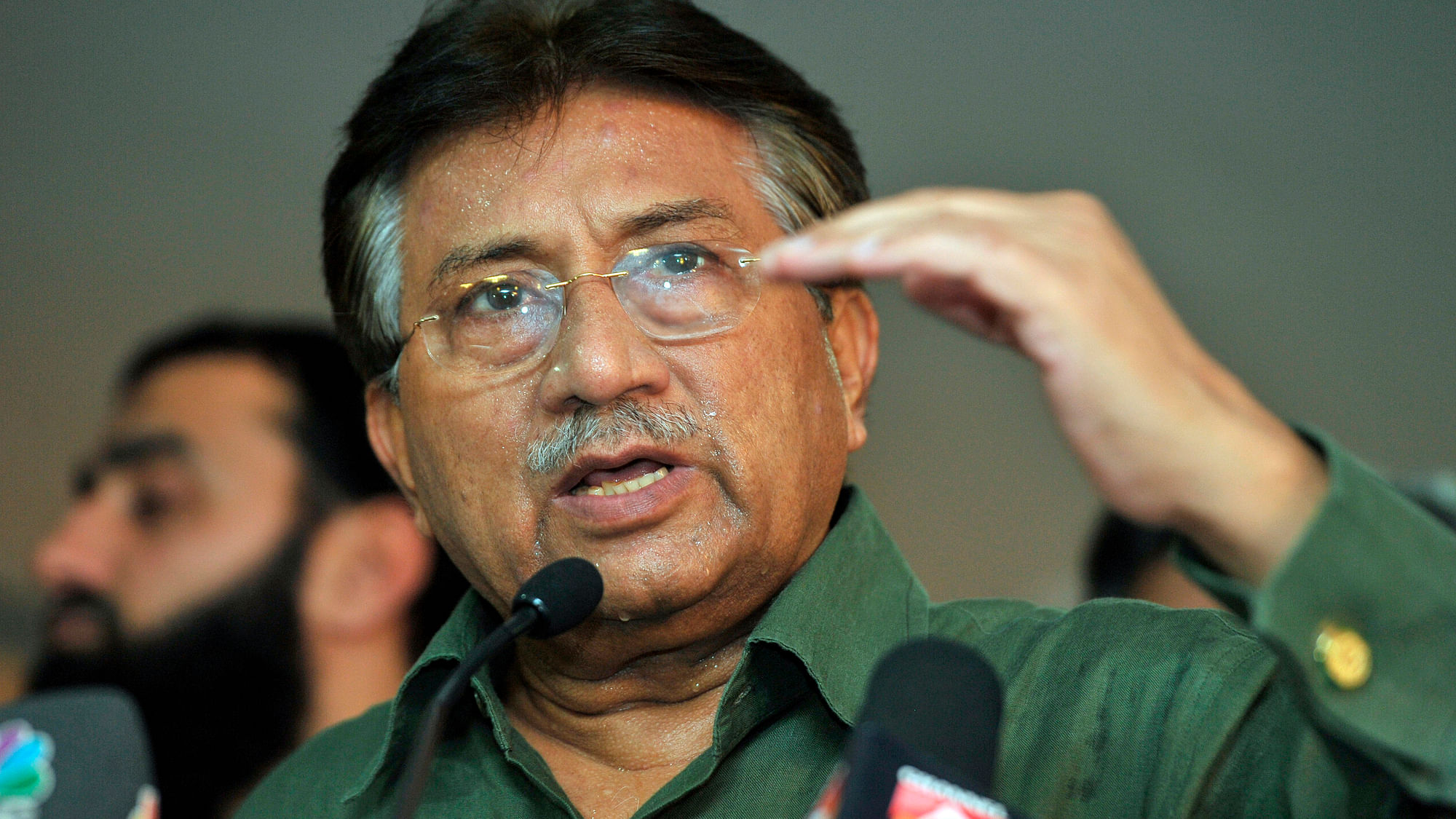 Pakistan’s former President Pervez Musharraf speaks during a news conference in Dubai in 2013. (Photo: Reuters)