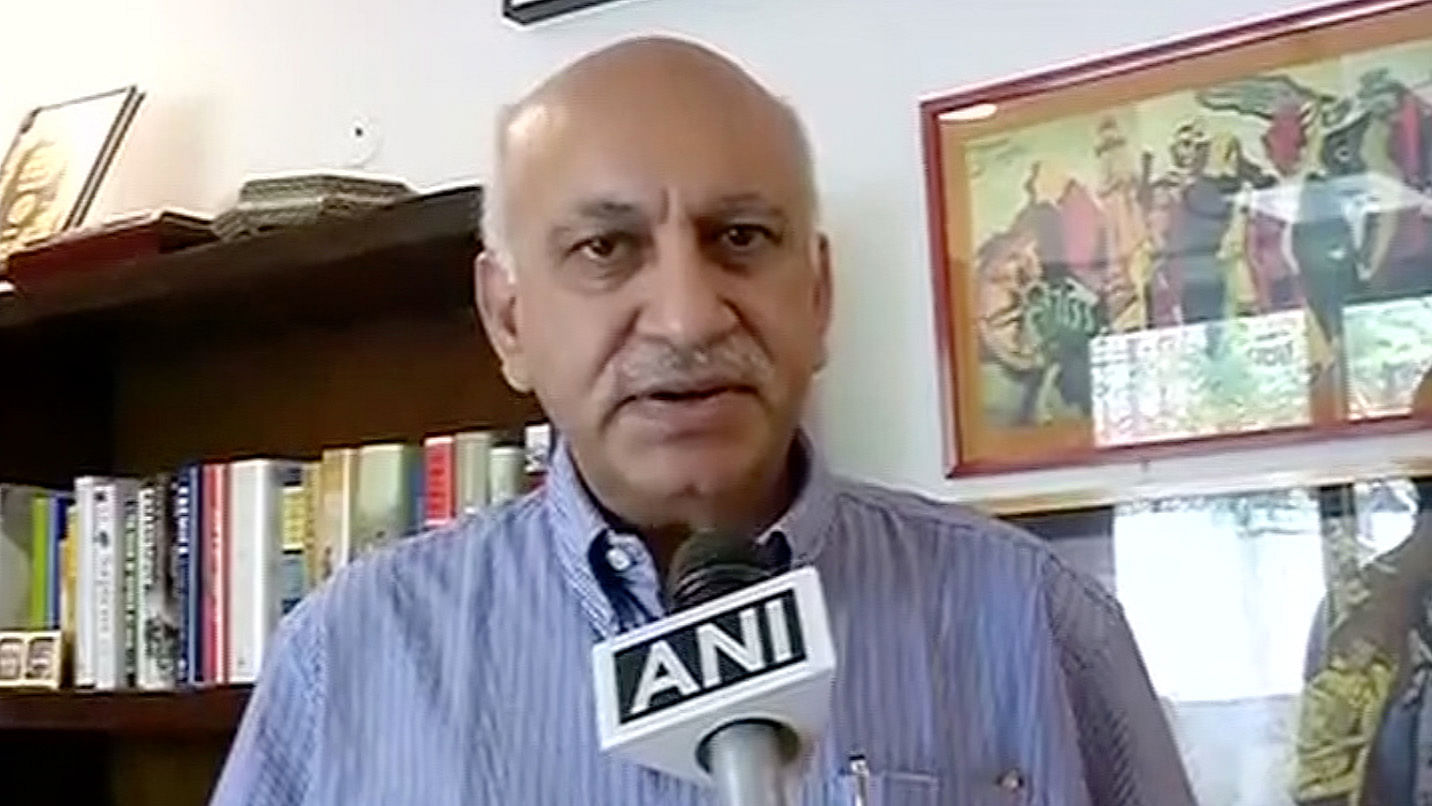 BJP Spokesperson MJ Akbar took on the Delhi CM over official appointment row. (ANI video grab)