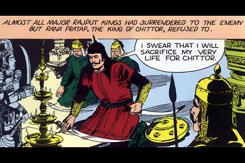 Must I choose between Akbar & Rana Pratap? Can’t I look at history without bias? A comic from the 70s gets it right.