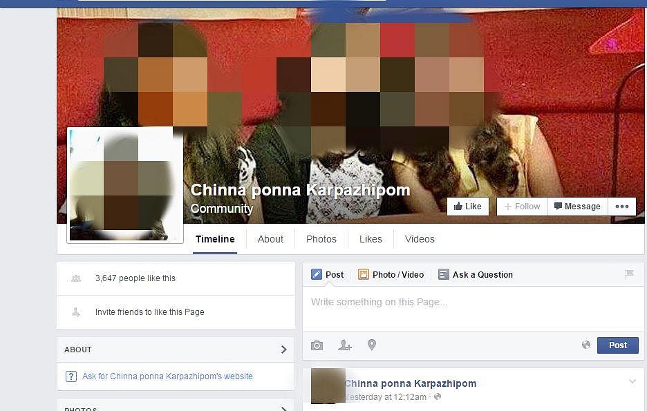 Two Facebook pages in Tamil have been shut down – both of which were  dens for paedophiles.