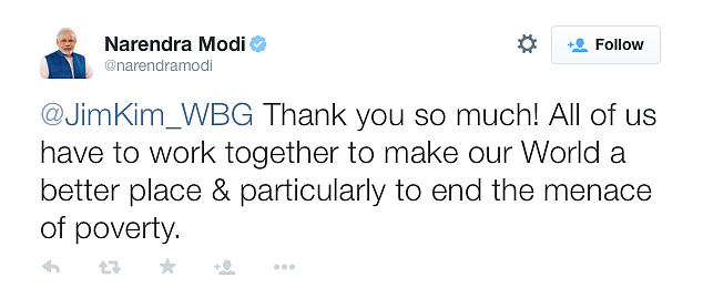 World Bank President Lauds “Visionary” PM Modi #NaMo365