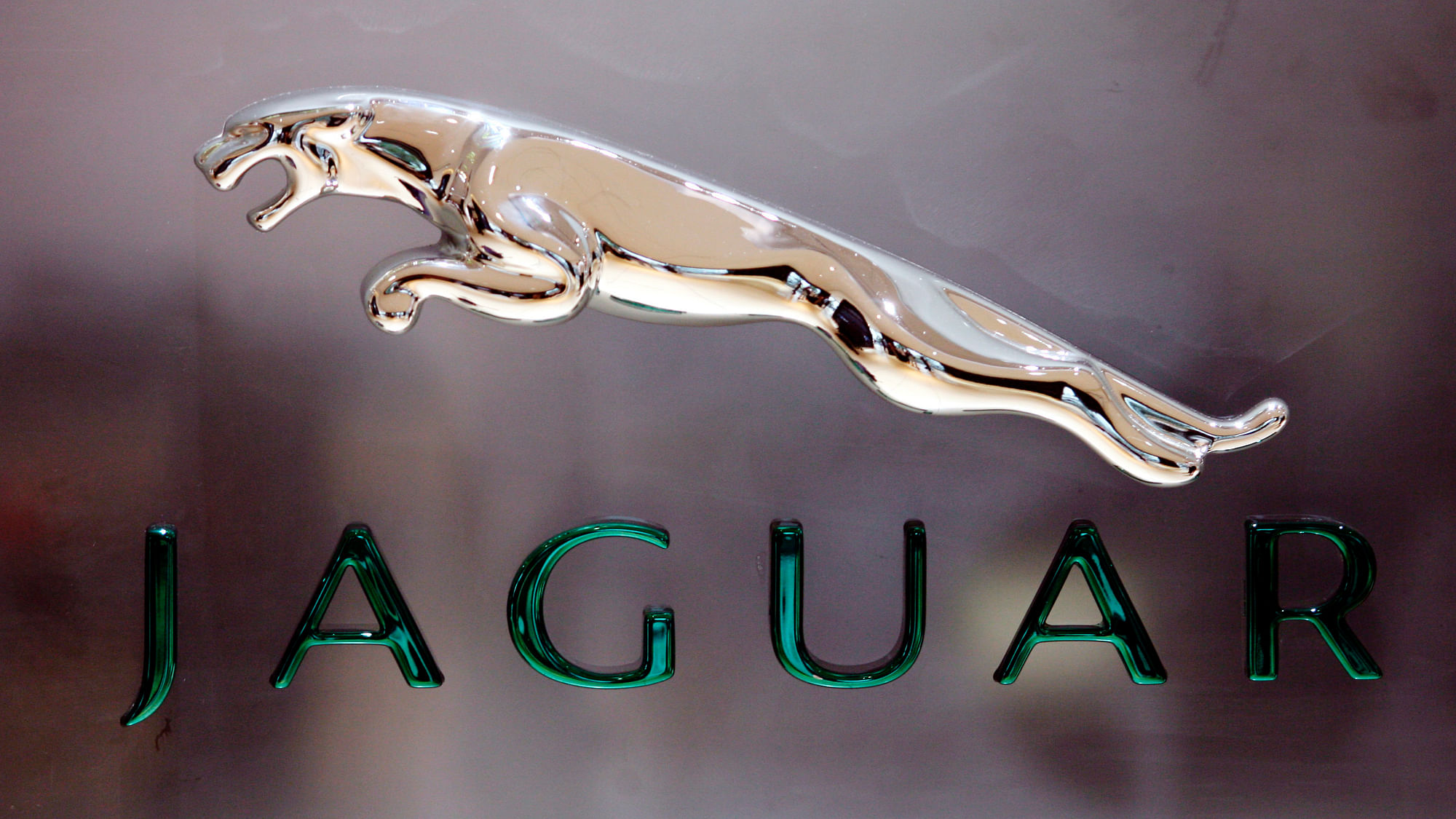 The Jaguar logo is pictured at a Jaguar Landrover showroom in Mumbai September 22, 2009. (Photo: Reuters)