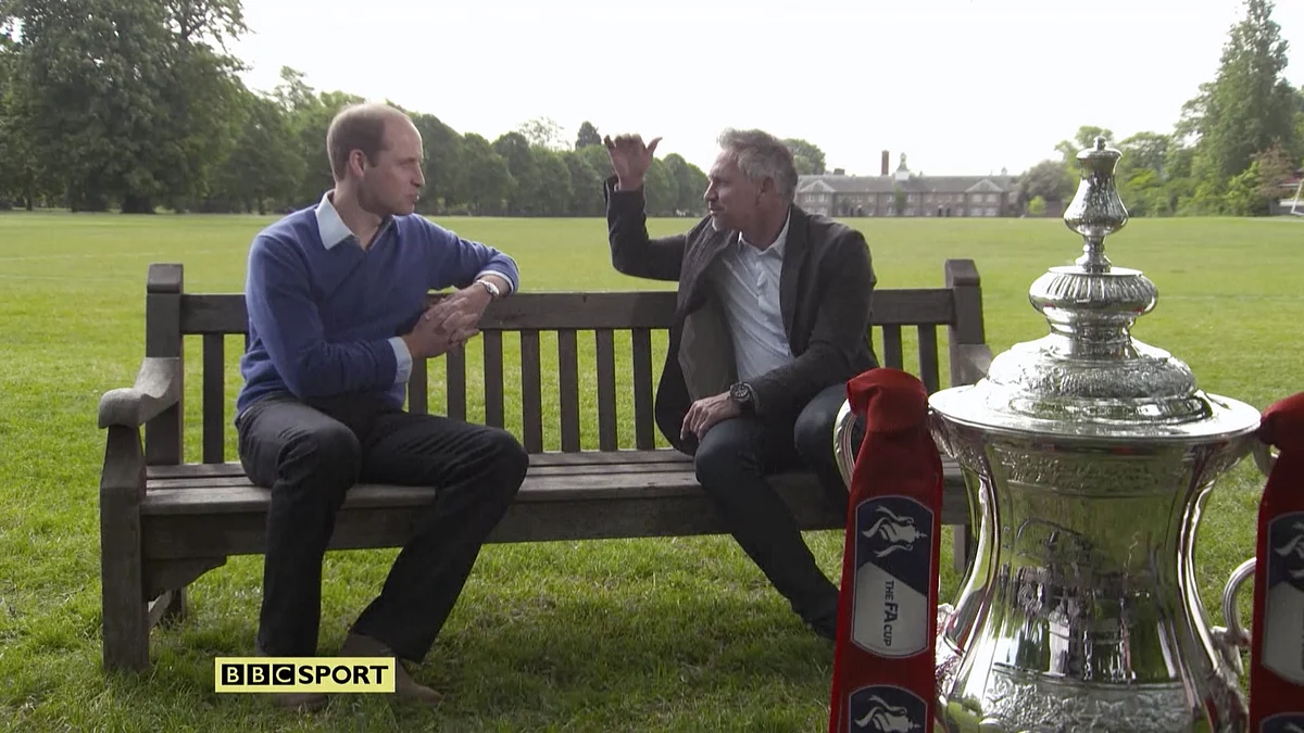 Prince William is also the President of England’s Football Association.