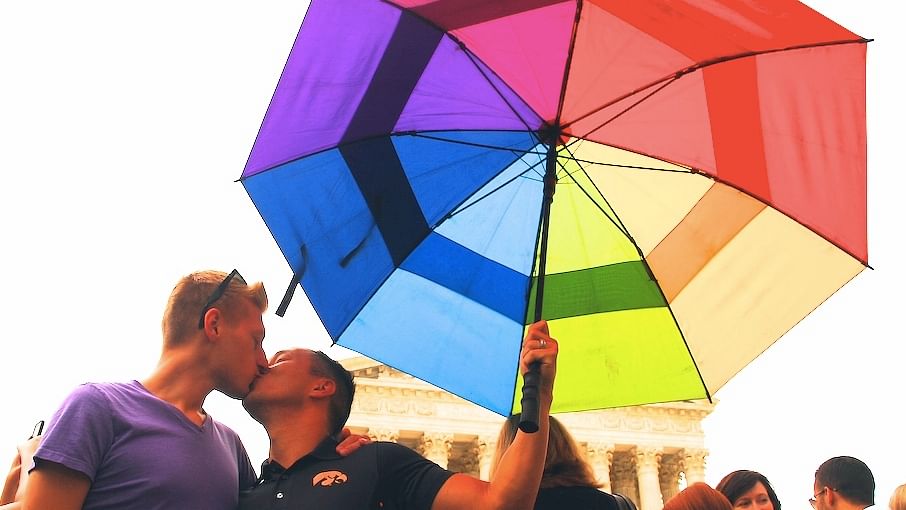 Celebrations outside SCOTUS. (Photo: Priyali Sur)