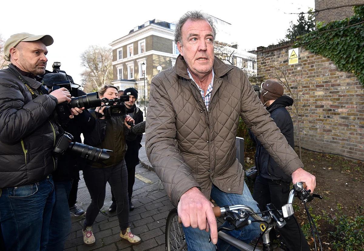 Jeremy Clarkson returning to his home in west London March 26, 2015. (Photo: Reuters)