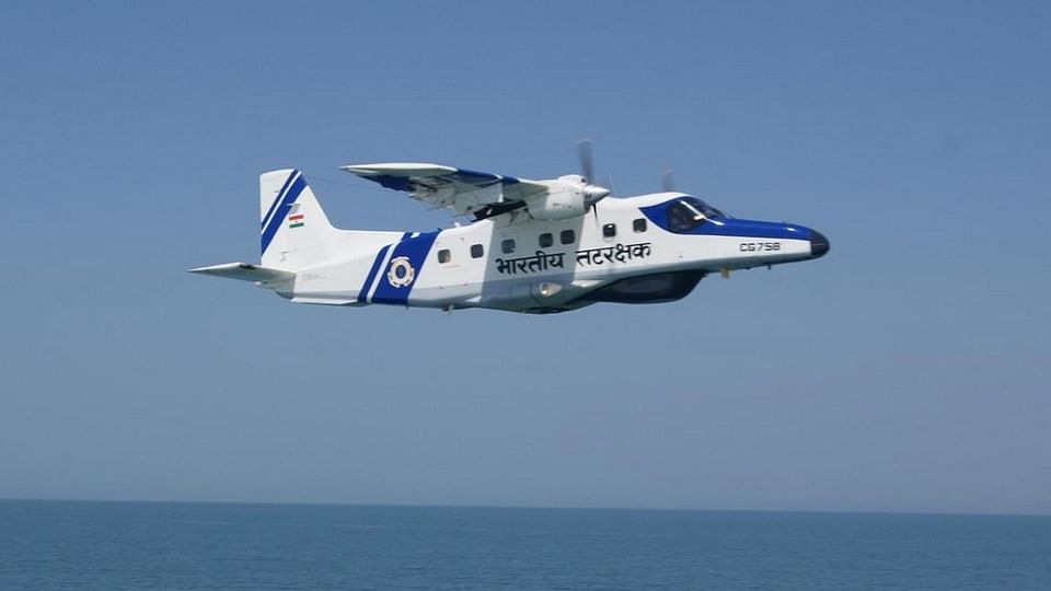 A Coast Guard owned Dornier aircraft. (Photo: <a href="https://twitter.com/jrpur/status/553025455582769153">Twitter.com/@jrpur</a>)