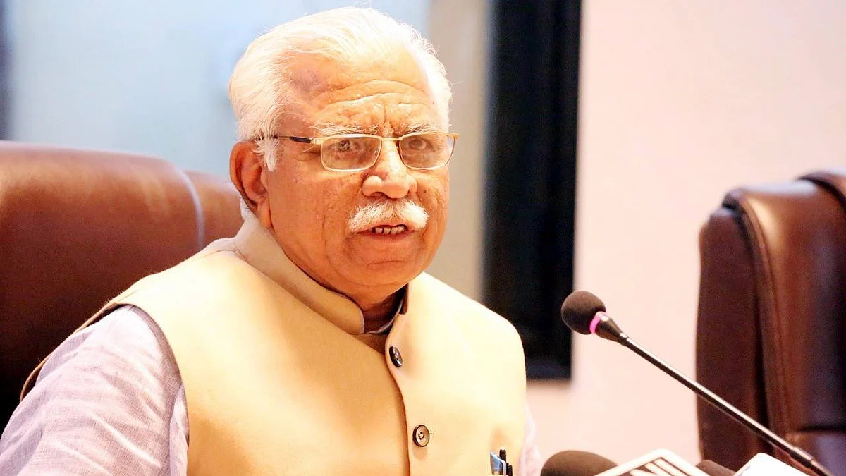 Haryana CM Manohar Lal Khattar (Photo Courtesy: Facebook/Official Facebook page of Shri Manohar Lal Khattar)