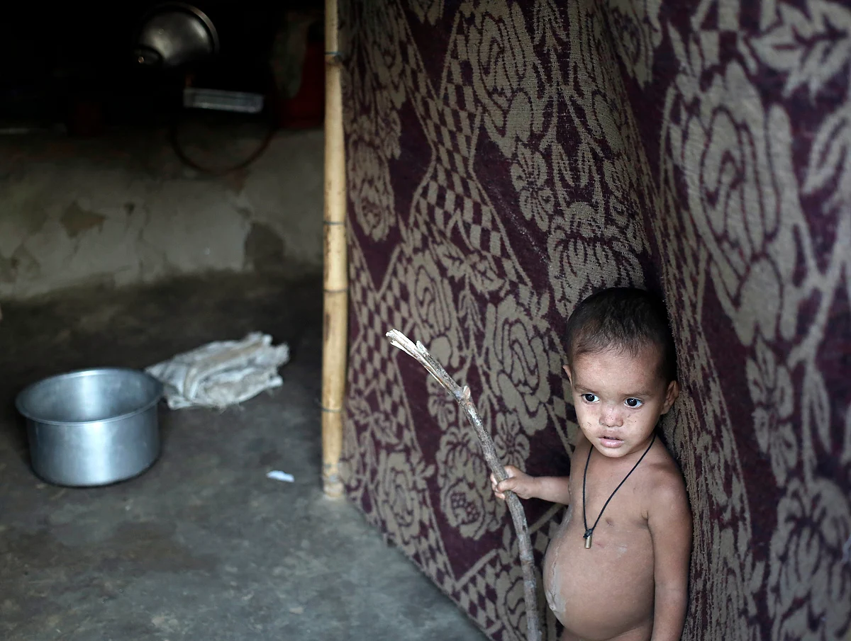 A child whose parents belong to the Rohingya community. (Photo: Reuters)