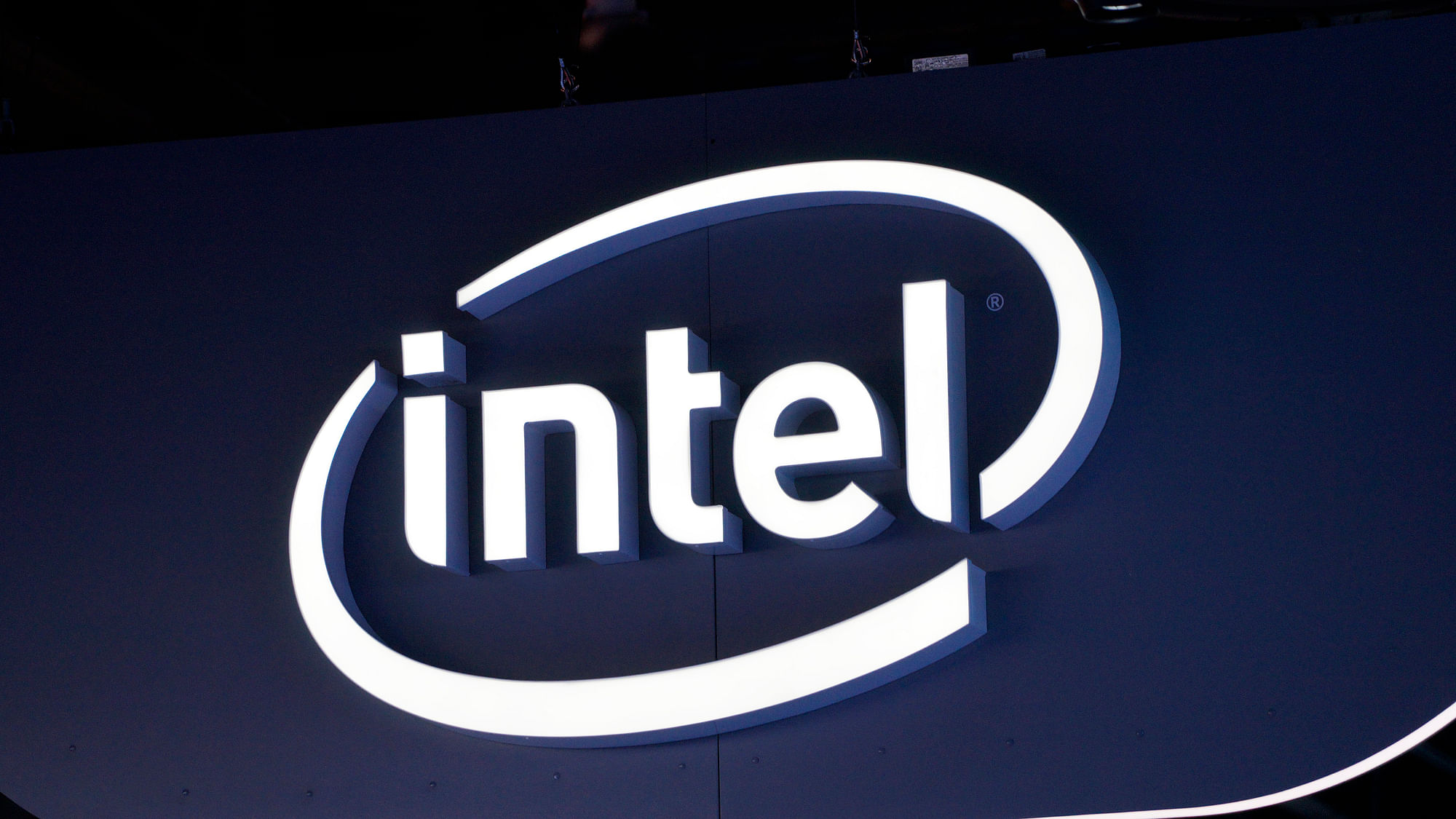

The sign hanging outside the Intel booth is seen at the International Consumer Electronics show (CES) 2015. (Photo: Reuters)