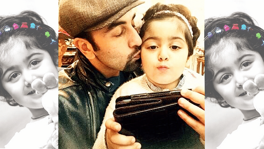 Ranbir Kapoor with his niece&nbsp;Samara (Photo:<a href="https://instagram.com/p/1ulQMLyZKR/?taken-by=neetu54"> Instagram/@neetu54</a>)