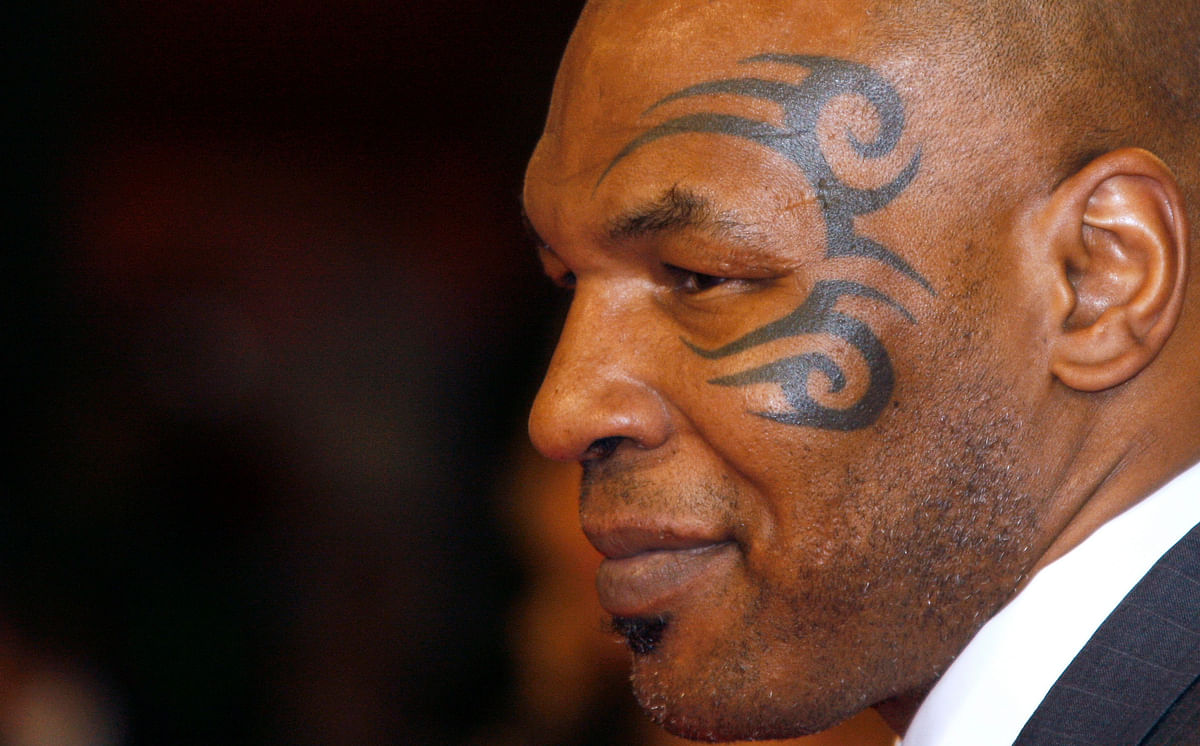 Former world heavyweight champion Mike Tyson gives his badass look. (Photo: Reuters)&nbsp;