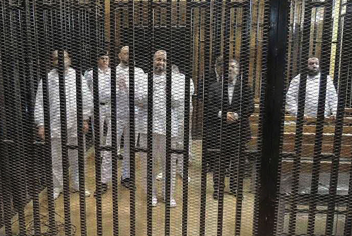 

An Egyptian court sentenced former President Mohamed Morsi to life in prison on Tuesday.