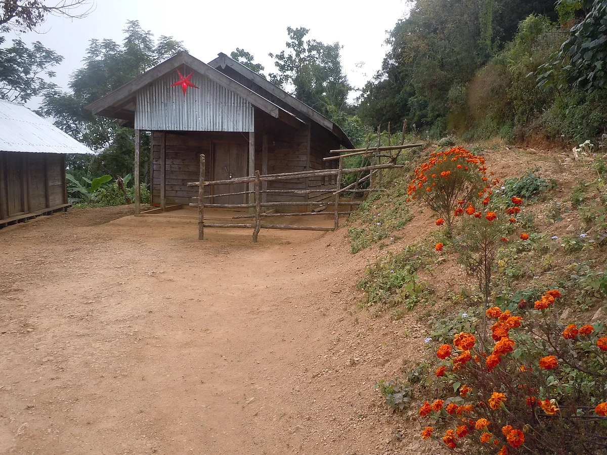 A church in Paraolon. (Photo: Maitreyee Handique)