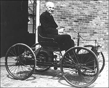 

On June 4, 1896, Henry Ford completed his first gasoline powered ‘Quadricycle’. 