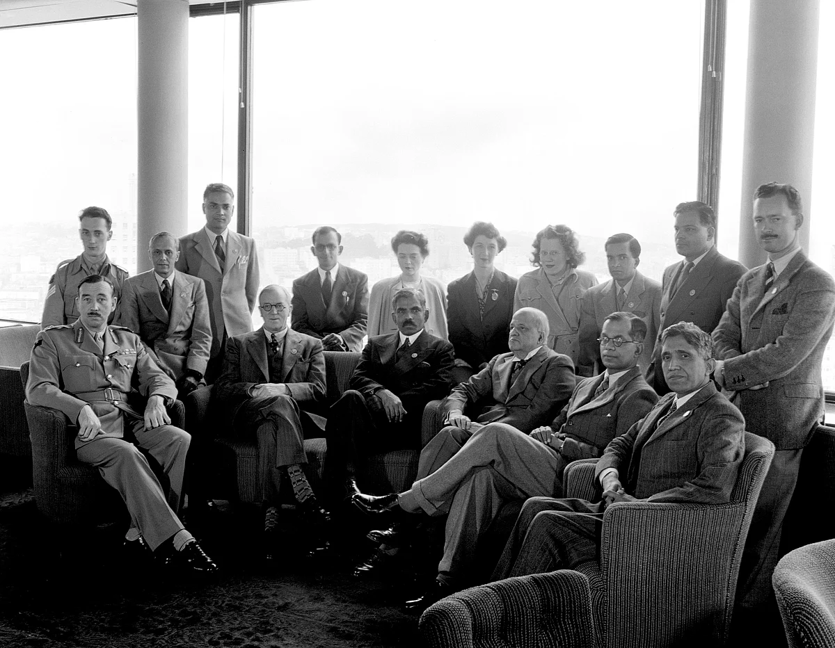 Indian delegates at the 1945 San Francisco Conference. (Courtesy: UN)