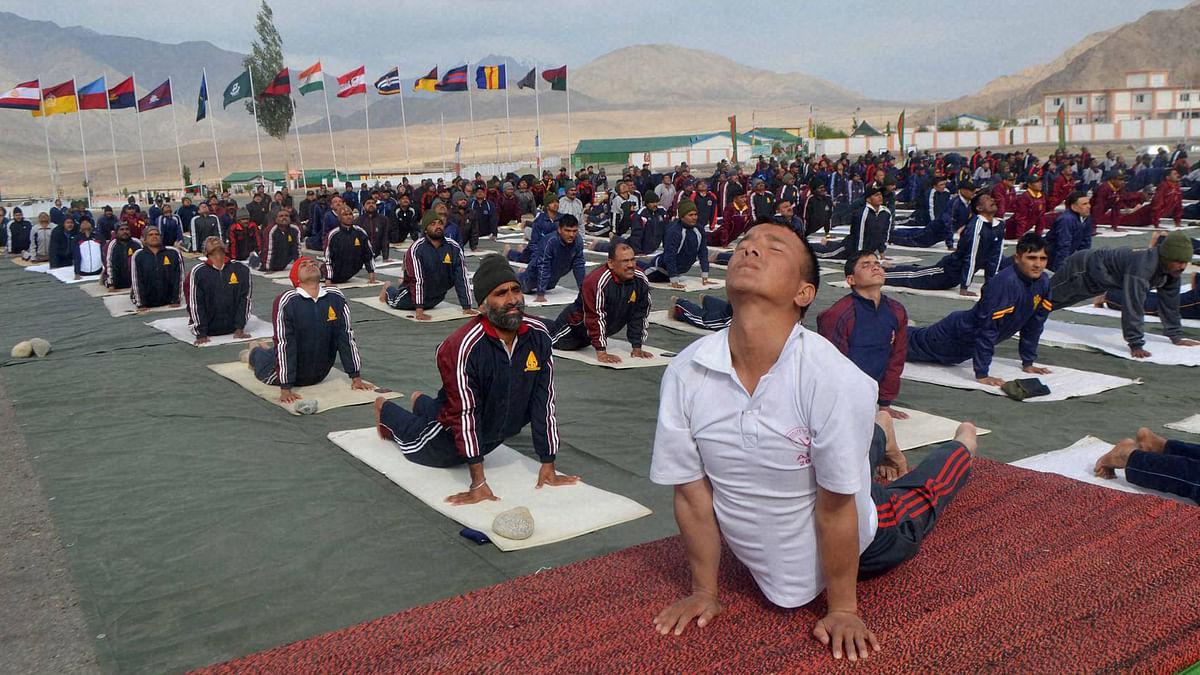 In Pictures: Yoga Took Over This Sunday
