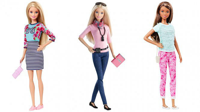 After more than 5 decades of high heel torture, Barbie can finally chill in flats (Photo: Mattel.com)