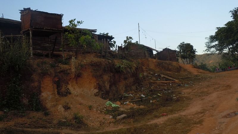 Govijang Village&nbsp;is right on the  ‘Zero Line’ between India and Myanmar. (Photo: Maitreyee Handique)