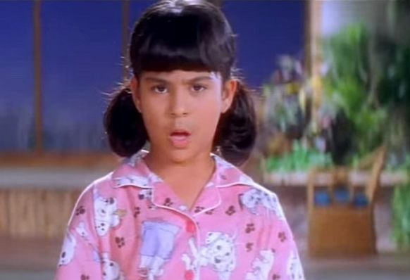Sana Saeed was the cute little Anjali in <i>Kuch Kuch Hota Hai</i>, 1998 (Photo: <a href="https://www.youtube.com/watch?v=tE_u_myMA2c">YouTube/Dharma Productions</a>)