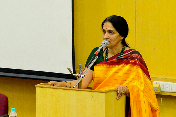 Chitra Ramkrishna, MD and CEO, National Stock Exchange (Photo: Twitter/SJMSoM)