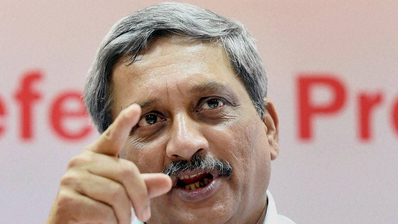 Defence Minister of India Manohar Parrikar. (Photo: PTI)