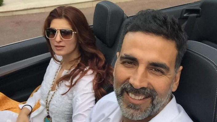 Akshay Kumar takes time off with wife Twinkle Khanna in the South of France. (Photo: Twitter/<a href="https://twitter.com/akshaykumar/status/610321030943371264">@akshaykumar</a>)