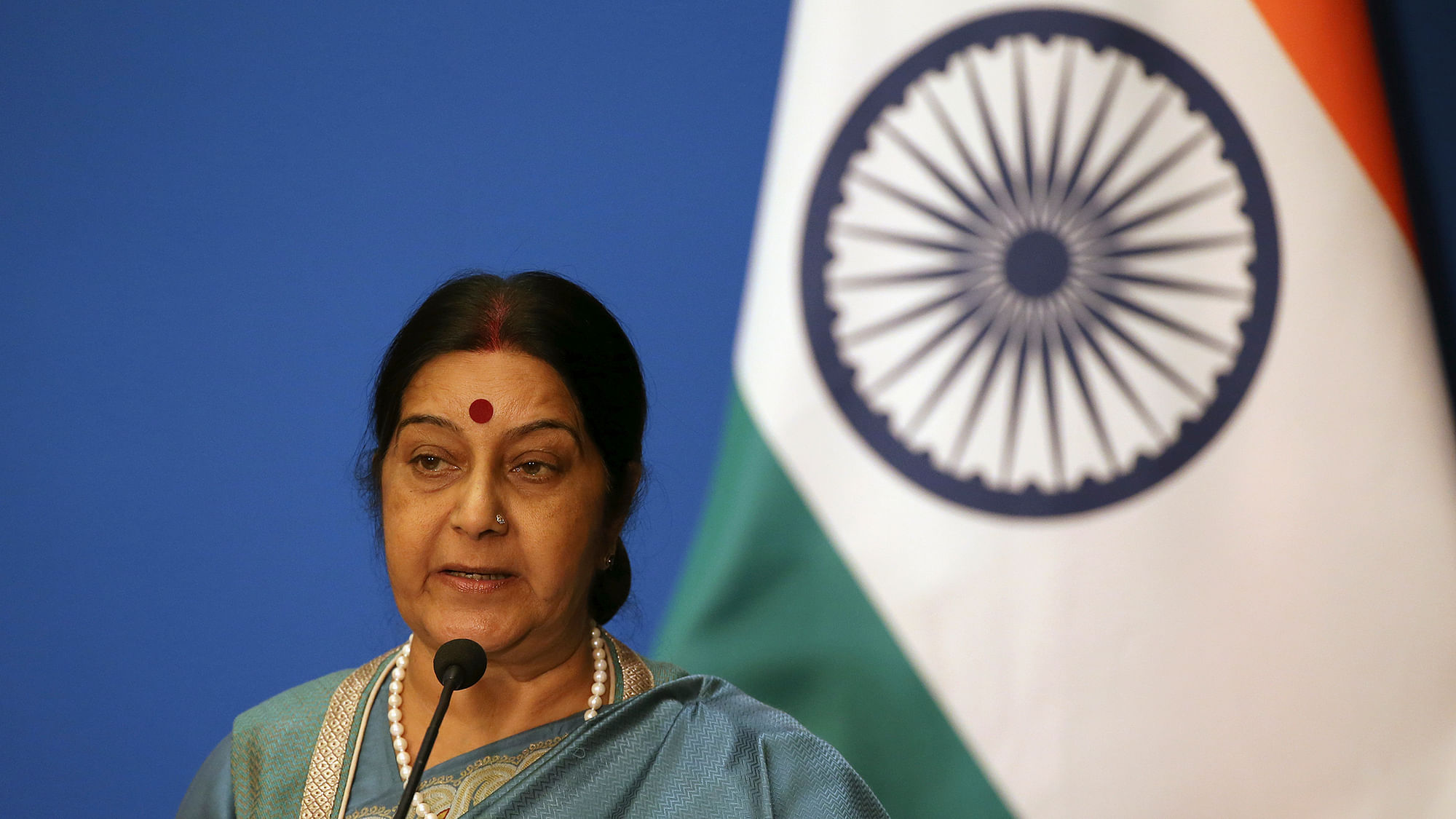 

External Affairs Minister Sushma Swaraj. (Photo: Reuters)