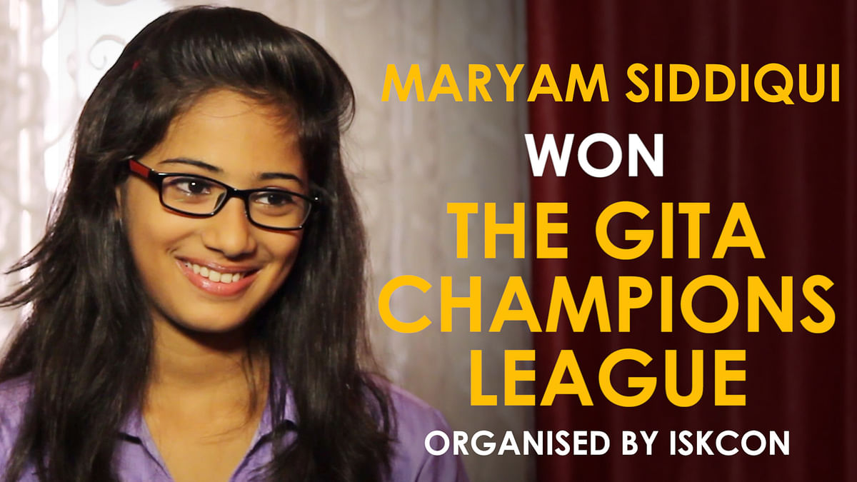 Watch: Maryam Asif Siddiqui who won  ‘Gita Champions League’ 