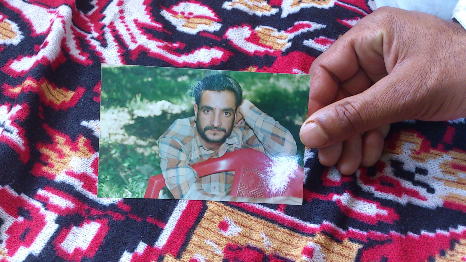 Khursheed Ahmad Bhat was shot dead near his shop in the Bomai locality of Sopore on June 12. (Photo: Jehangir Ali)