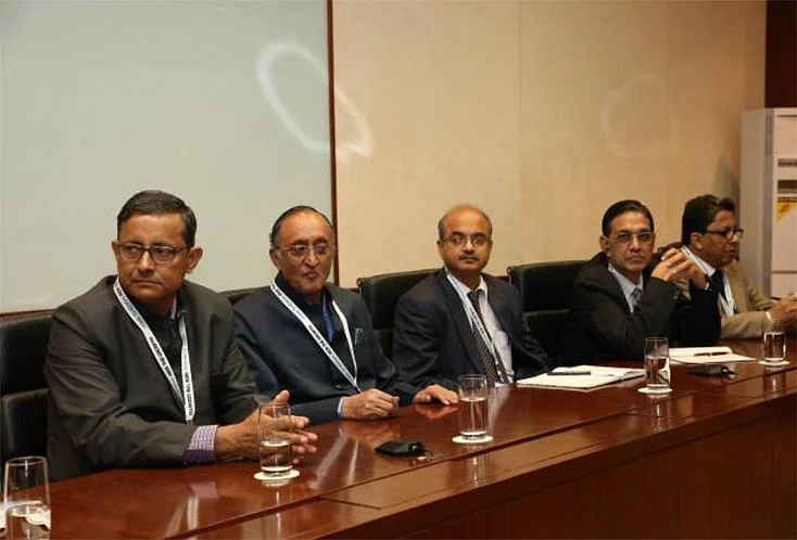 Sanjay Mitra (first from the left) in a meeting with The Government of Singapore Investment Corporation Pte Ltd (GIC) (Photo: <a href="http://wbidc.com/wb_singapore/photo_gallery.html">West Bengal Industrial Development Corporation Ltd.</a>)