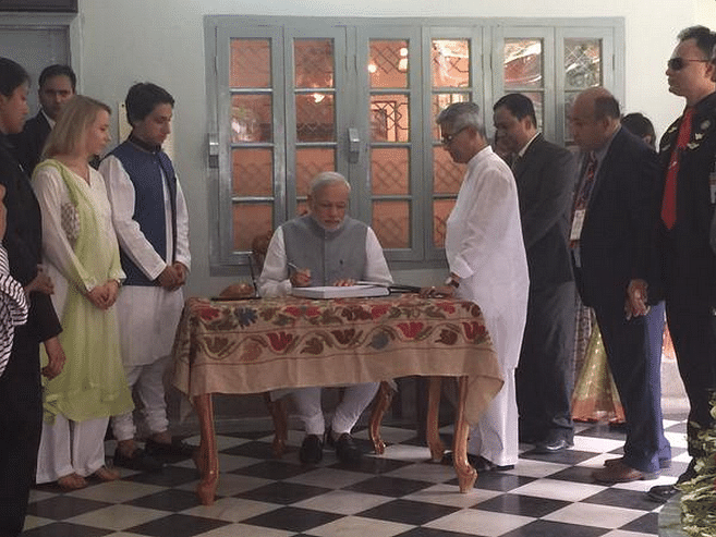 PM Modi arrives in Bangladesh; visits National Martyrs’ Memorial in Dhaka. 