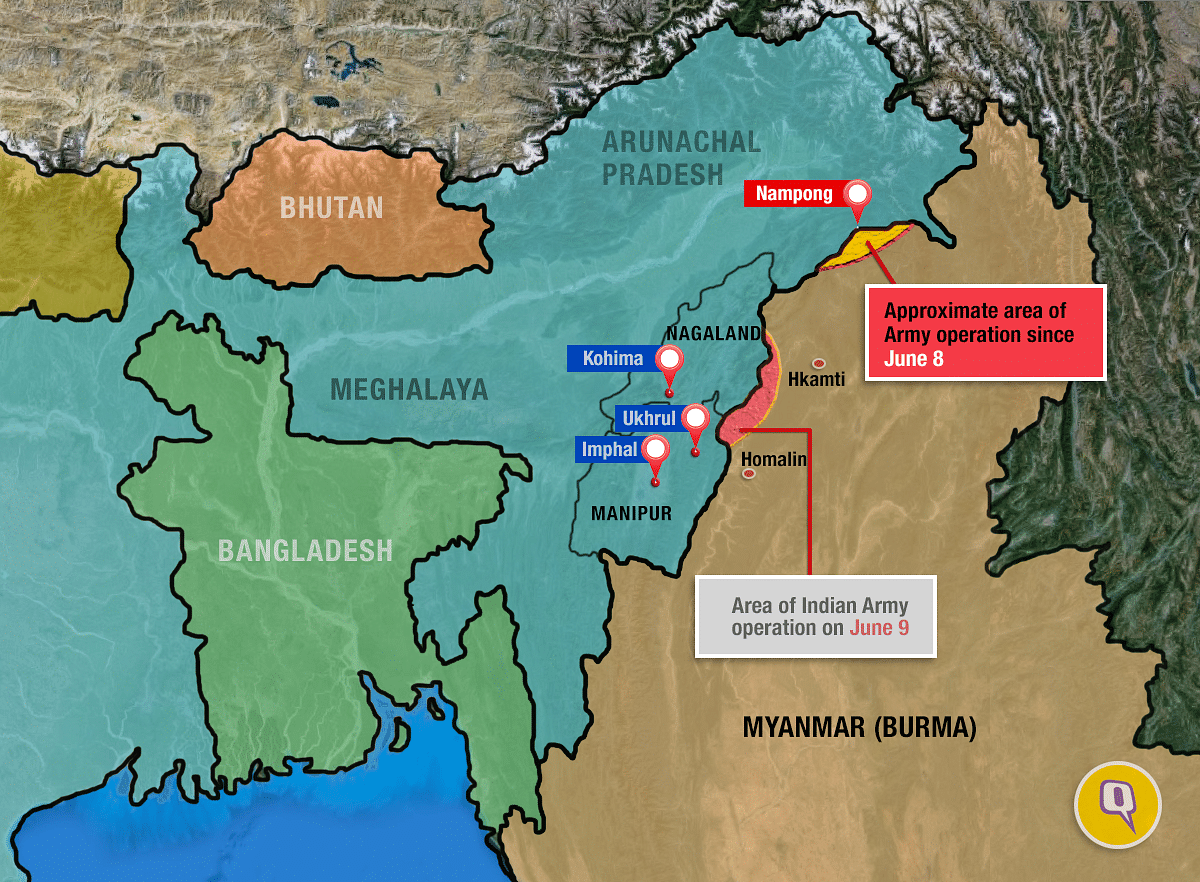 The Myanmar operation was part of a sustained military campaign by the Indian Army across Arunachal Pradesh. 