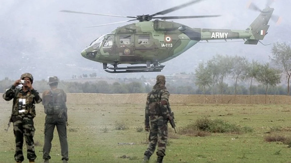 A photograph of an operation from 2009, mischievously put out by the Defence establishment in the context of the Myanmar operation.