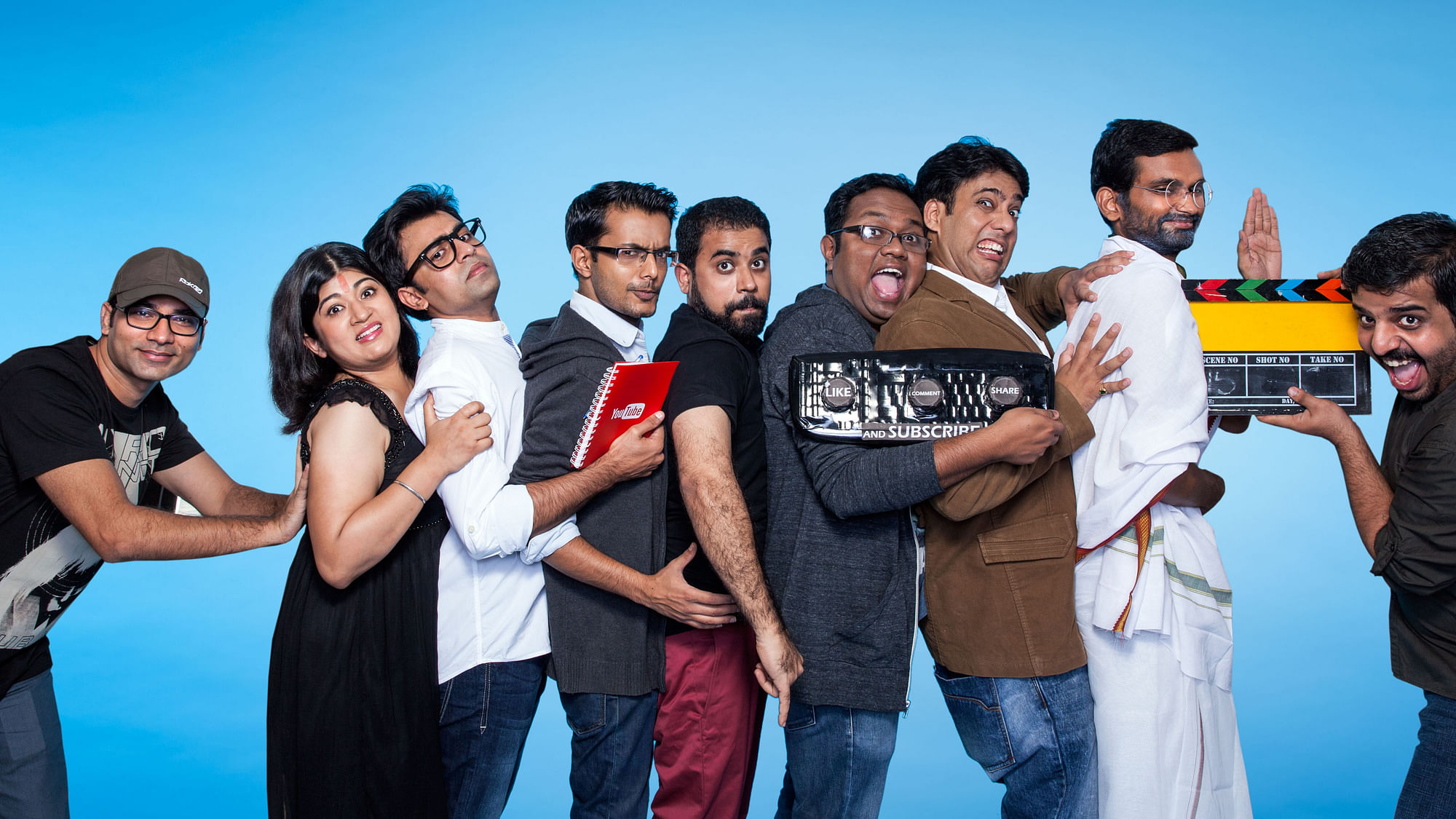 The creatively crazy team at The Viral Fever  (Photo: TVF)