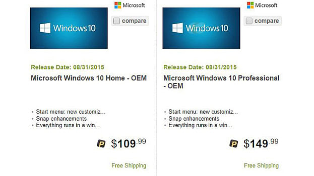 Windows 10 is going to be available to OEM’s on July 29, 2015