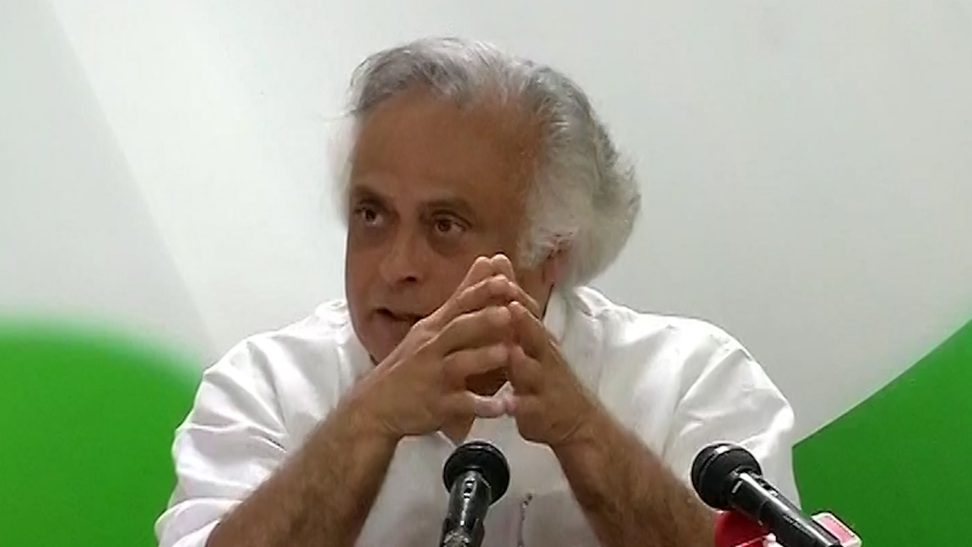 Congress leader Jairam Ramesh. (Photo: ANI screengrab)