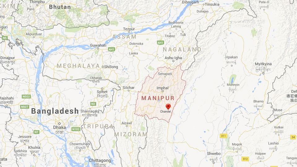 Screenshot of Chandel in Manipur where the ambush took place. (Courtesy: Google Maps)
