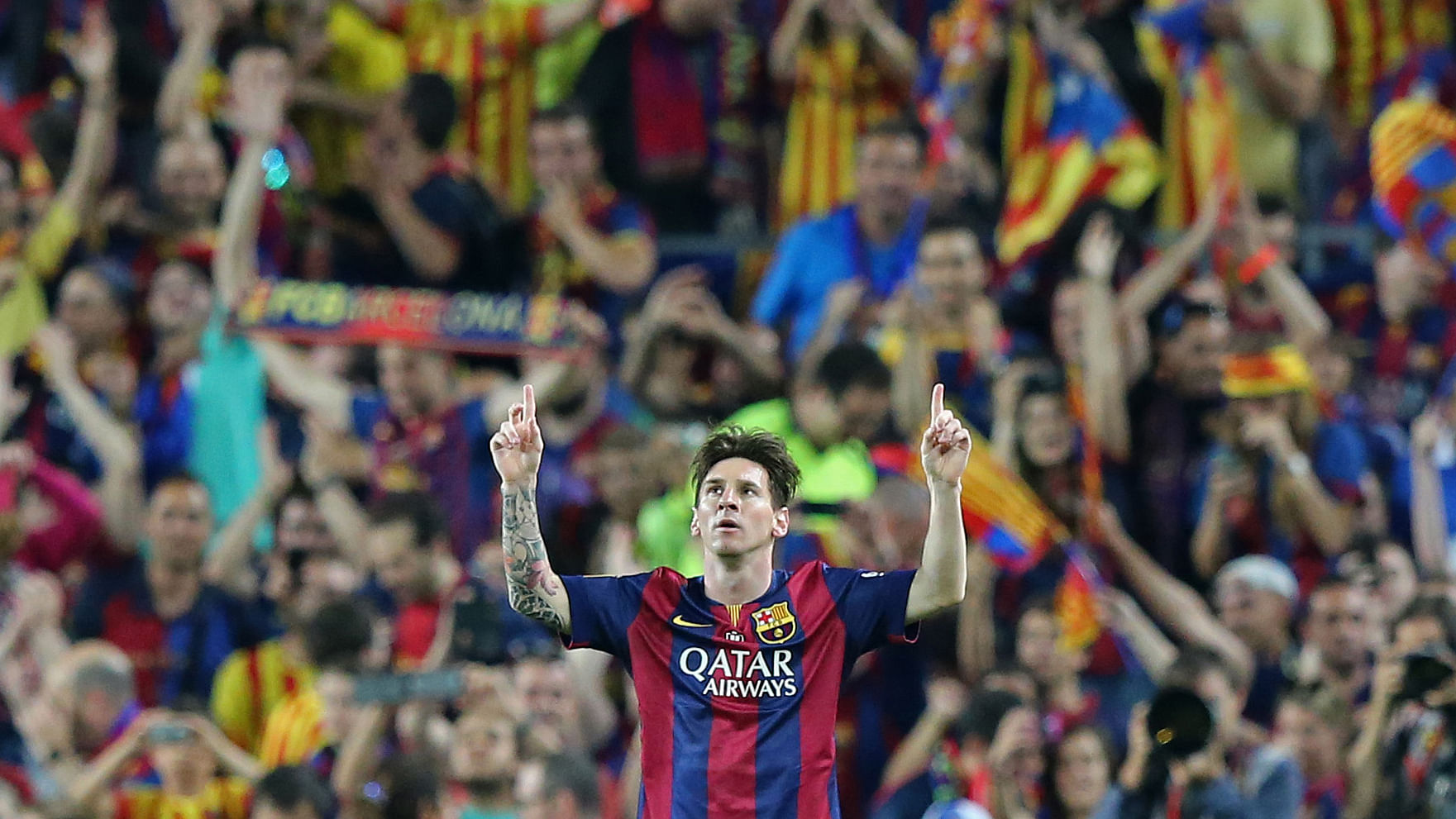 Lionel Messi, as always, will be key to Barcelona’s chances of completing a treble this season. (Photo: Reuters)