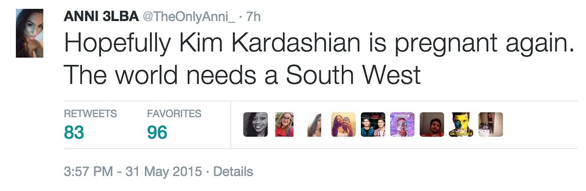 Kim Kardashian announced that she is pregnant again on her reality TV show.