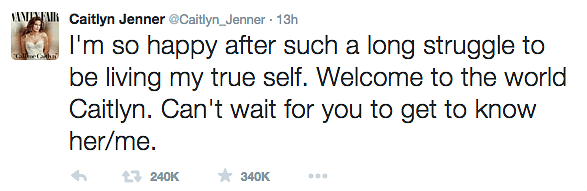  Caitlyn Jenner vouches for Mya Taylor and her film Tangerine, at the 88th Academy Awards. 