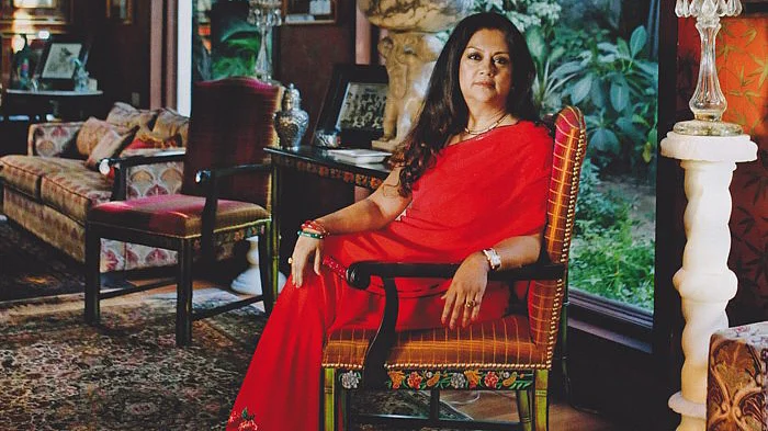 Vasundhara Raje’s lavish Delhi home, designed by Adil Ahmad. (Photo: <a href="https://www.facebook.com/media/set/?set=a.538231962863289.127280.217570174929471&type=3">facebook.com/Good Earth</a>)