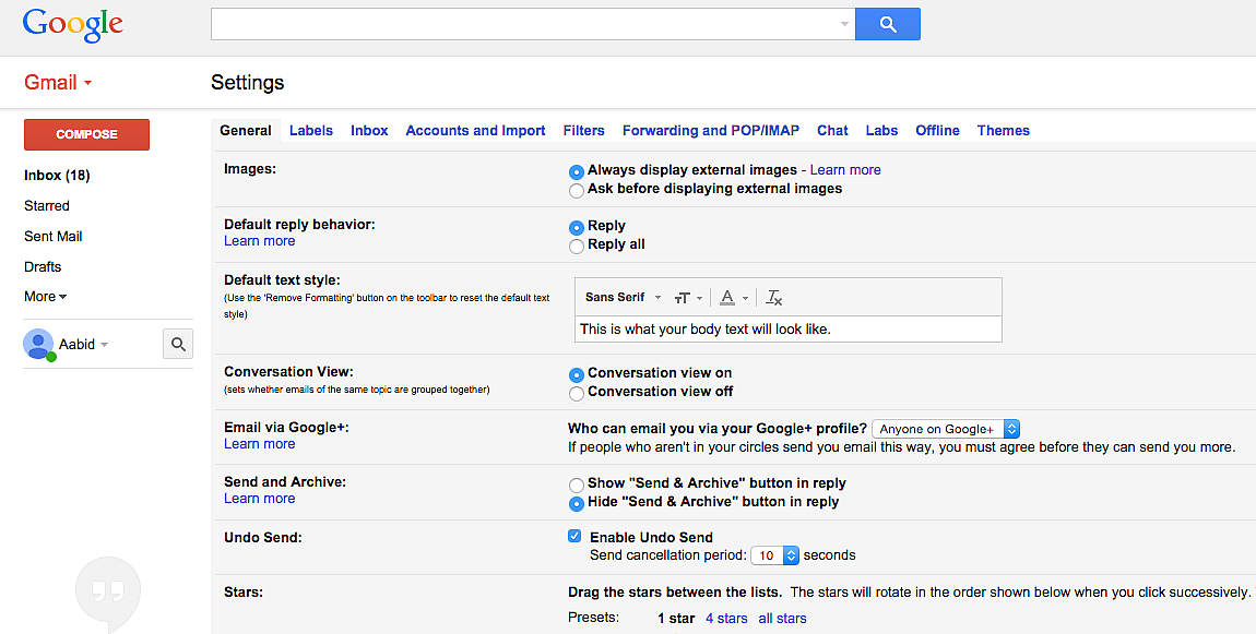You can enable the feature by going into the setting of your Gmail.