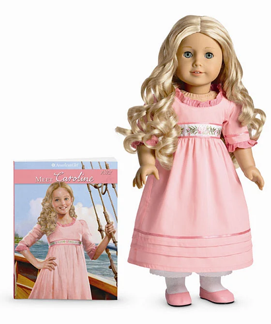The dolls were made for young girls to appreciate history.